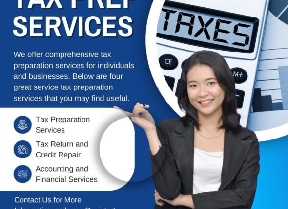White Tosca And Black Modern Business Tax Preparation Services Instagram Post (1)